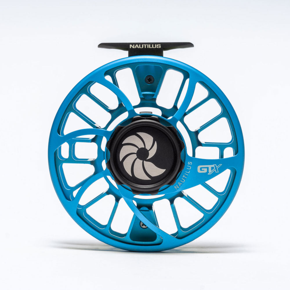 blue nautilus fly reels GTX